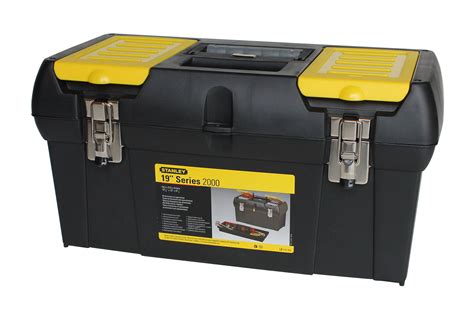 19 inch metal tool box|screwfix stanley tool box.